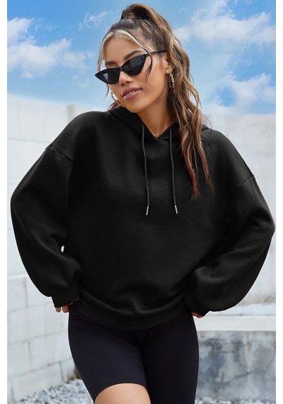Uyguntarz Sırt It's Okay Not To Be Perfect Baskılı Sweatshirt siyah