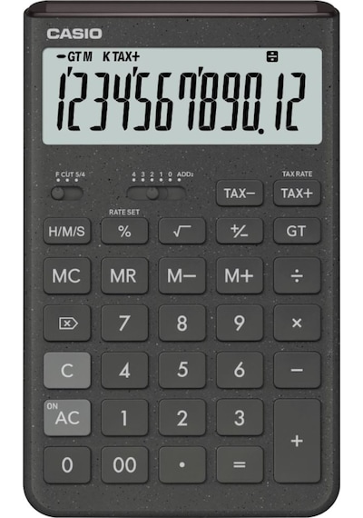 Casio Jt-200t-gy-w-dp Hesap Makinesi Desktop Gri - Siyah