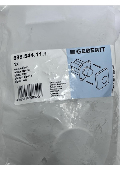 Geberit 888.544.11.1 Pnömatik Sifon Butonu Çok Renkli