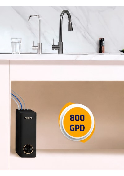 Philips Direkt Akışlı Dijital Su Arıtma Cihazı Aut8990/10 800 Gpd Siyah