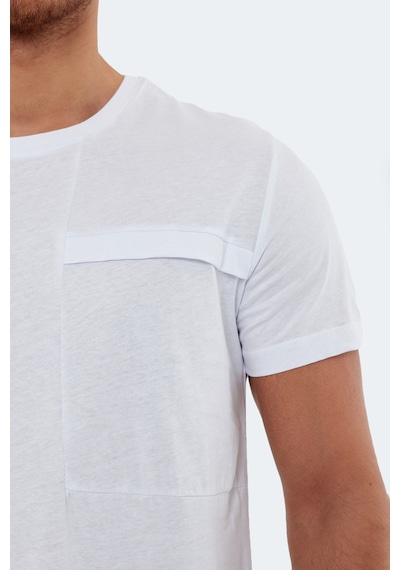 Slazenger Kaurı In Erkek Beyaz Tişört Beyaz