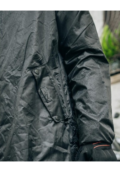 Oj Compact Over Parka Yağmurluk Siyah