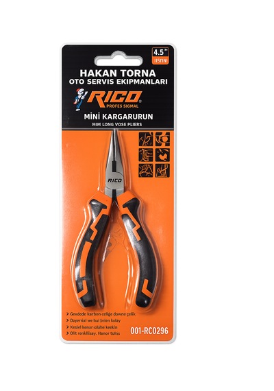 Rico Mini Kargaburun Kuyumcu Pensesi 115mm Pense