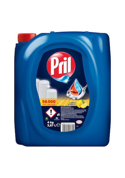 Şeylişeyler Pril Sıvı Bulaşık Deterjanı Limon 4 Lt 4 Adet