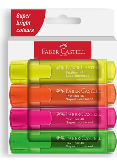 Faber-Castell Fosforlu Kalem Seti 4’lü