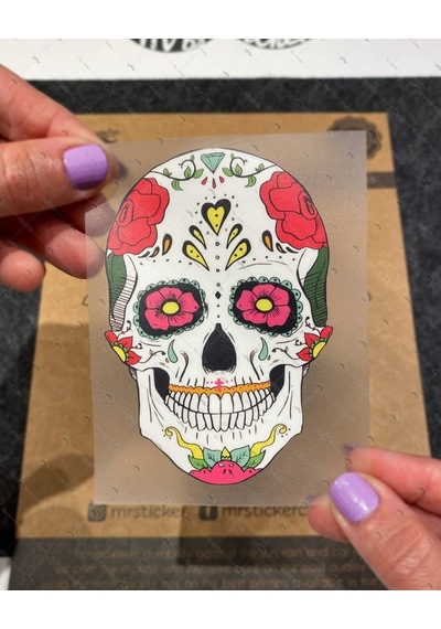 Bay Etiket Skl6 Sugar Skull Kurukafa Sticker