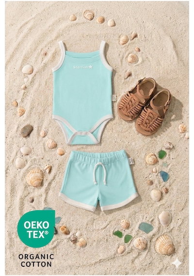 Luppinos Holiday 3lü %100 Pamuk Nakışlı Bebek Atlet Set Açık Lila
