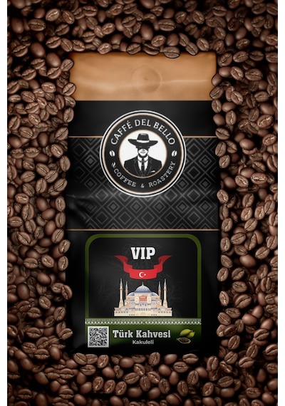 Caffe Del Bello Kakuleli Öğütülmüş Vip Türk Kahvesi 1 KG
