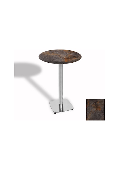 Bistro Masa Tokyo Kromnikel - Werzalit, Wermodin Ve Allzalit Tabla 60 Cm Çap - Metalic Oxid 3 Çok Renkli Bistro Masa Tokyo Kromnikel - Werzalit, Wermodin Ve Allzalit Tabla 60 Cm Çap - Metalic Oxid 3 Çok Renkli