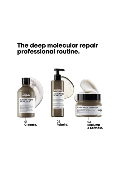 L'oréal Professionnel Paris Absolut Repair Molecular Tüm Yıpranmış Saçlar İçin Yoğun Onarıcı Maske 250 Ml