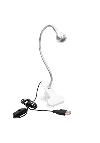 Beyaz 5v Esnek Usb Güç Led Masa Lambası Mercekli Süper Parlak Çalışma Lambası Bükülebilir Beyaz