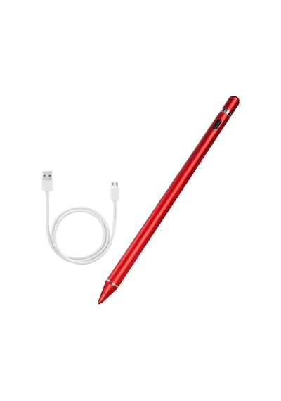 Tüm Cihazlar İle Uyumlu Stylus Hassas Yazı Çizim Kalemi 2. Nesil Kırmızı