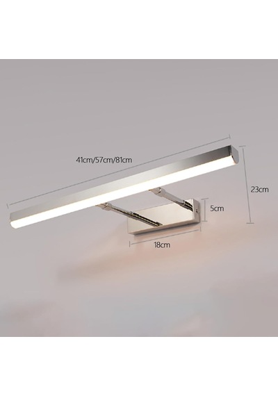 Tr Banyo Ayna Led Duvar Lambası Su Geçirmez Modern İç Mekan Alüminyum Duvar Aydınlatmaları Oturma Odası Yatak Od Diğer
