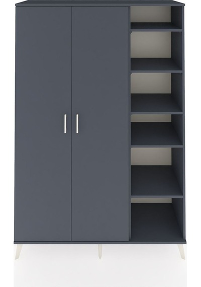 Hyperion Dolap 7 Raflı 2 Kapaklı Tek Askılı 132x44x195 Antrasit-antrasit/çam Antrasıt/atlas Çam Hyperion Dolap 7 Raflı 2 Kapaklı Tek Askılı 132x44x195 Antrasit-antrasit/çam Antrasıt/atlas Çam