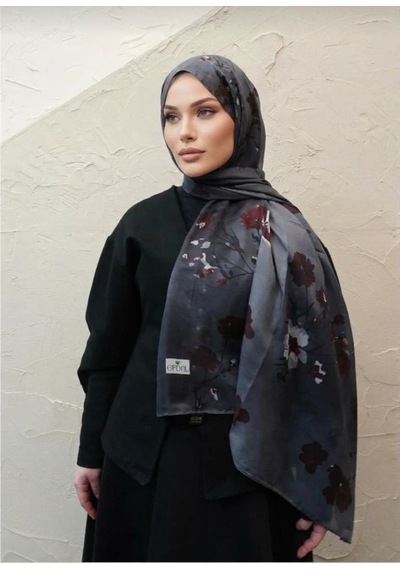 Efdal Şal Eşarp Efdal Romance Şal siyah
