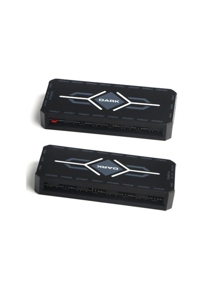 Dark Argb Hub 6 Fan Takılabilir 3+3pin Anakart Kontrollü Sata Güç Bağlantı