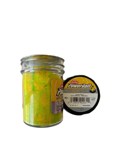 Berkley Power Bait Natural Scent Glitter Rainbow Garlic