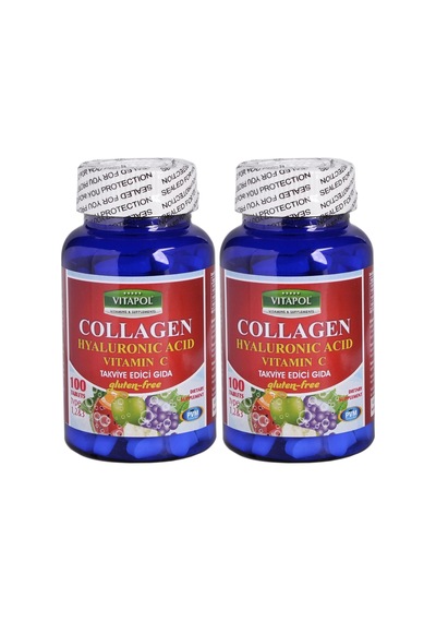 Vitapol Collagen Hyaluronic Acid Vitamin C 2x100 Tablet