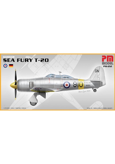 Sea Furry T-20 Pm Model Montajlı Plastik Uçak Maket Kiti