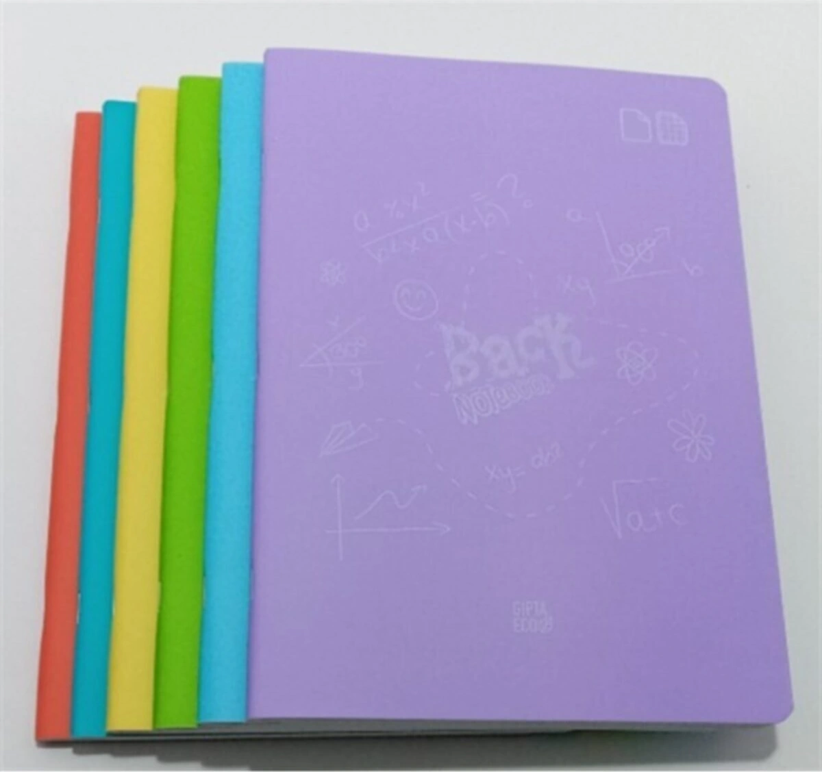 Gıpta Defter Eco Back A4 60yp Kare Pp Kpk 8 Li Paket