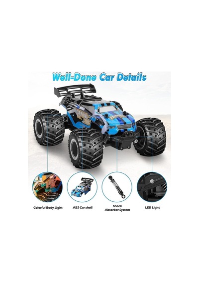 Oyuncak Kumandalı Araba Ful Fonks Şarjlı 22cm Işıklı 20 Km Hız Yapan Off Road Drift Atan Arazi Aracı