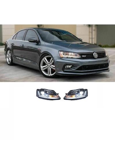 Vw Jetta 2011.2014 Uyumlu Gli Dizayn Ledli Far