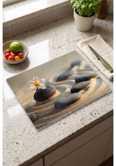 Cam Kesme Tahtası Temperli Uv Baskılı Kaymaz Ayaklı - 25x35 Cm En Çok Tercih Edilen Boyut İle Cam Kesme Ve Servis Tahtası Çok Renkli - 928940584 Çok Renkli