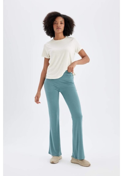 DeFactoFit Modal İspanyol Paça İnce Pantolon C0420AX24SMGN1223