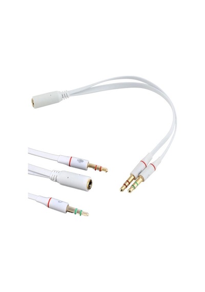 3.5 MM Stereo AUX Kulaklık Mikrofon Ayırıcı Dönüştürücü Kablo 3.5 MM Stereo AUX Kulaklık Mikrofon Ayırıcı Dönüştürücü Kablo