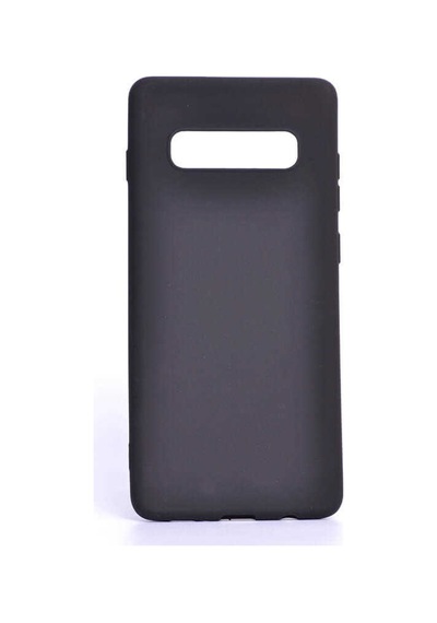 Samsung Uyumlu Galaxy S10 Kılıf Zore Premier Silikon Kapak-Siyah