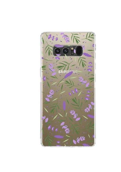 Samsung Galaxy Note 8 İle Uyumlu Water Color 3 Kamera Korumalı Şeffaf Kılıf Şeffaf