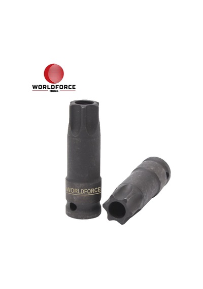 Worldforce Darbeli 1-2" T100 Delikli Torx Lokma N11.3414