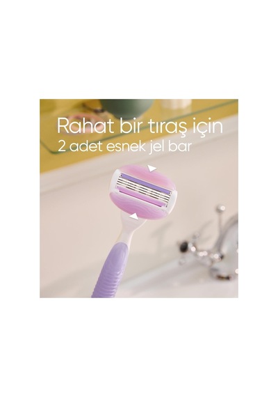 Venus Comfortglide Breeze Kadın Tıraş Makinesi 2 Yedekli