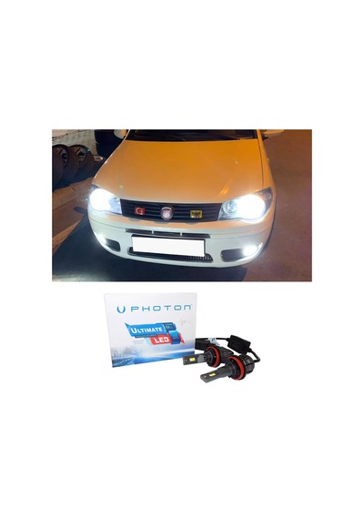 Fiat Albea Led Xenon Uzun Far Ampulü H7 Ultimate 9500 Lumens Yeni Seri Beyaz
