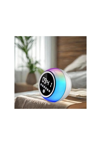 Çalar Saatli Bluetooth Hoparlör, Rgb Led Gece Lambası, Fm Radyo, Zamanlayıcı, Dokunmatik Ve Ayarlanabilir Işık, Usb Şarjlı Dijital Alarm Saati P12 Çalar Saatli Bluetooth Hoparlör, Rgb Led Gece Lambası, Fm Radyo, Zamanlayıcı, Dokunmatik Ve Ayarlanabilir Işık, Usb Şarjlı Dijital Alarm Saati P12