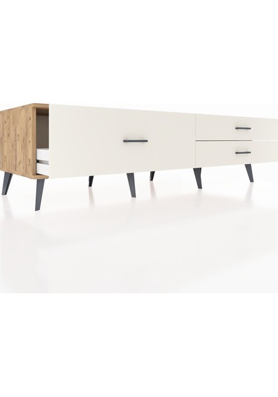 Kronos Tv Ünitesi 3 Çekmeceli 176x59x51 Çam-çam/aytaşı Atlas Çam/aytası