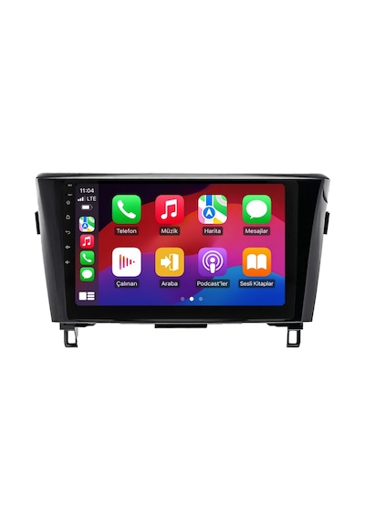 Nissan Qashqai Android Multimedya 2014-2020 360 Kamera Carplay Android Auto 4gb Ram 64gb 9"