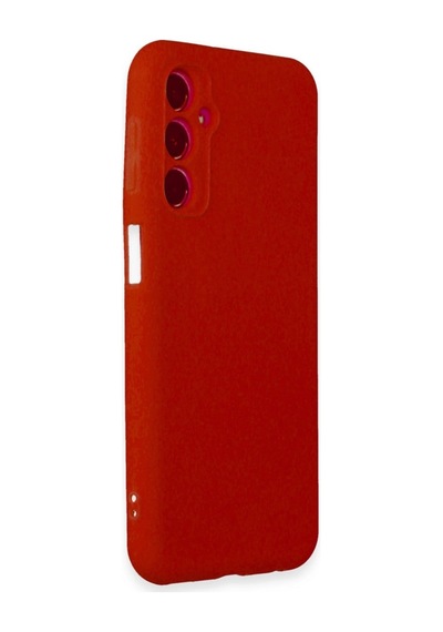 Samsung Galaxy Uyumlu M34 5g Kılıf First Silikon - Kırmızı İtdark35532