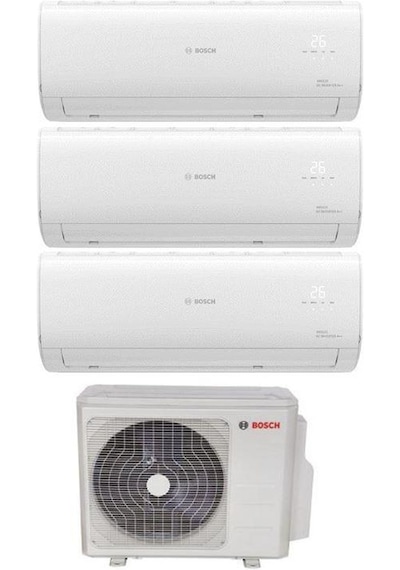 Bosch 42000 BTU 1 Dış + 3 İç Ünite (12+18+24) Duvar Tipi Multi Inverter Split Klima