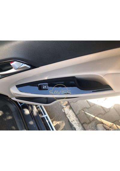 Hyundai Tucson 2015-2018 Konsol ve Trim Kaplama,Maun Kaplama  Parlak Siyah (Pianoblack)