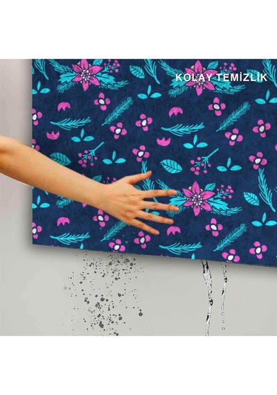 Dekoratif Kapı Önü Paspası - Kaymaz Taban 226 Çok Renkli