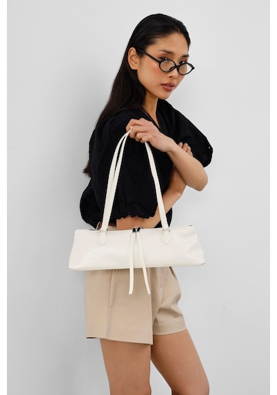Shule Bags Core Basic Baget Çanta Vanilya