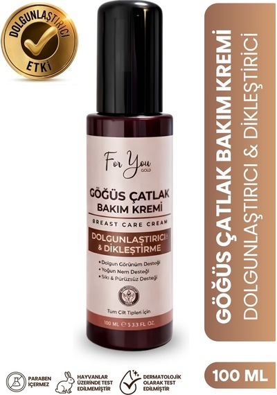 Göğüs Dolgunlaştırıcı Çatlak Bakım Kremi L Dikleştirici & Dolgun Görünüm Destekleyici 100 Ml