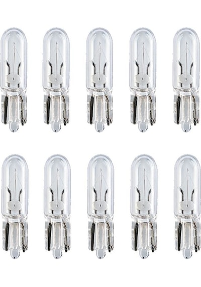 T5 MİNİK DİPSİZ OTO AMPUL 12V 1.2W PHOTON PH5712 10Adet