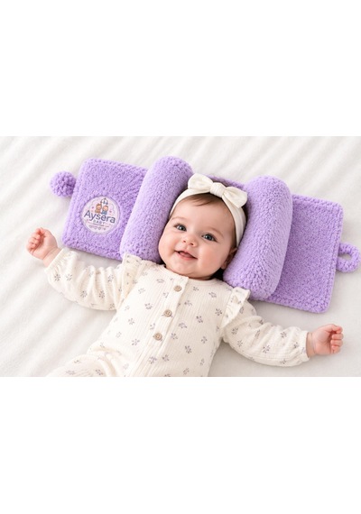 Ortapedik Bebe Yastığı Lila