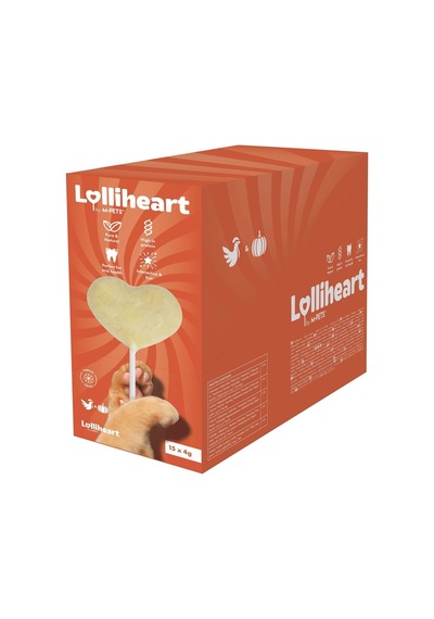M-pets Lolliheart Balkabaklı Kedi Ödülü 4gr 15li Koli