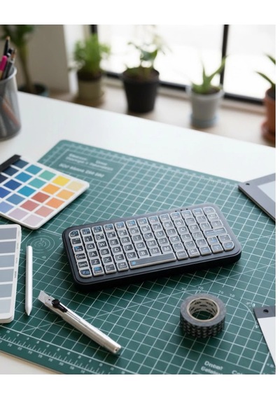 Bay Şarjlı Kablosuz Mini Rgb Klavye Uzun Pil Ömürlü Najmaddin