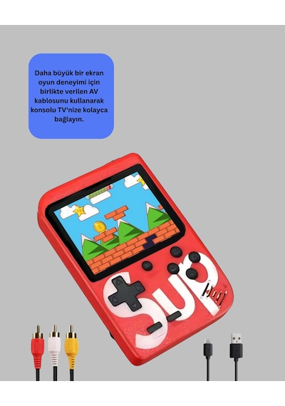 Çocuklar İçin 400 Retro Oyunlu Konsol Diğer