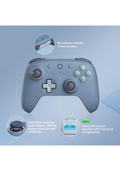 Ultimate 2c Wireless Controller For Windows Pc And Android, With 1000hz Polling Rate, Hall Effect Joysticks And Hall Triggers, And Remappable L4/r4 Bumpers, Turbo Function Dark Blue Diğer Ultimate 2c Wireless Controller For Windows Pc And Android, With 1000hz Polling Rate, Hall Effect Joysticks And Hall Triggers, And Remappable L4/r4 Bumpers, Turbo Function Dark Blue Diğer