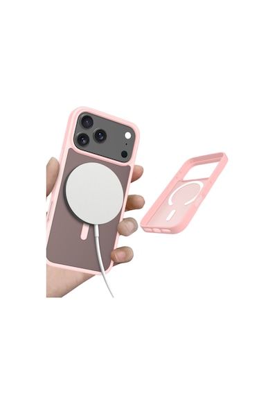 Apple İphone 17 Pro/18 Pro Jota Magsafe Kapak Pembe
